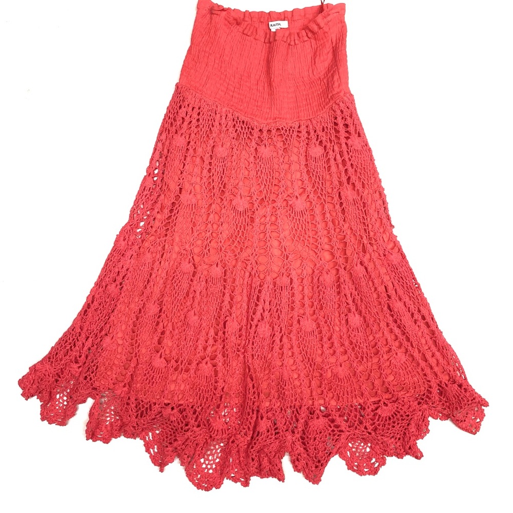 EUC Raviya Crochet Skirt/Mini Dress/Coverup